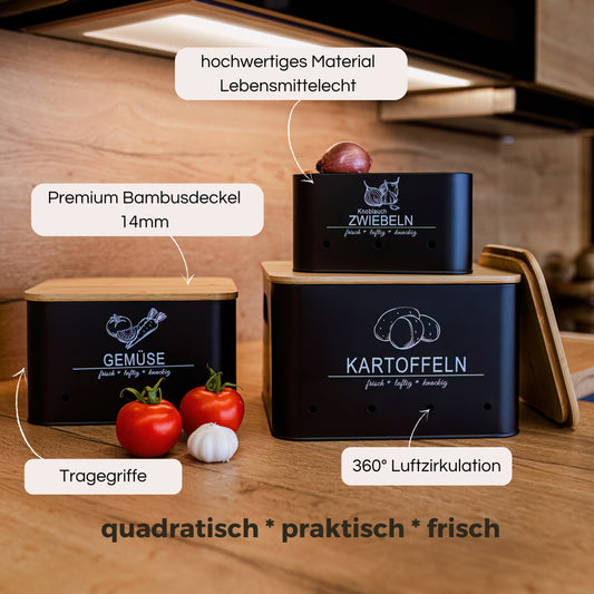 Aufbewahrungsboxen schwarz Merkmale