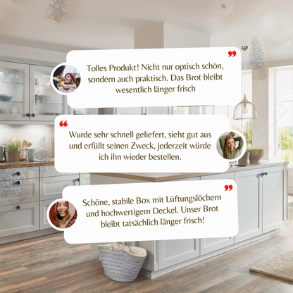Bewertungen für unsere Brotbox mit Schneidebrett