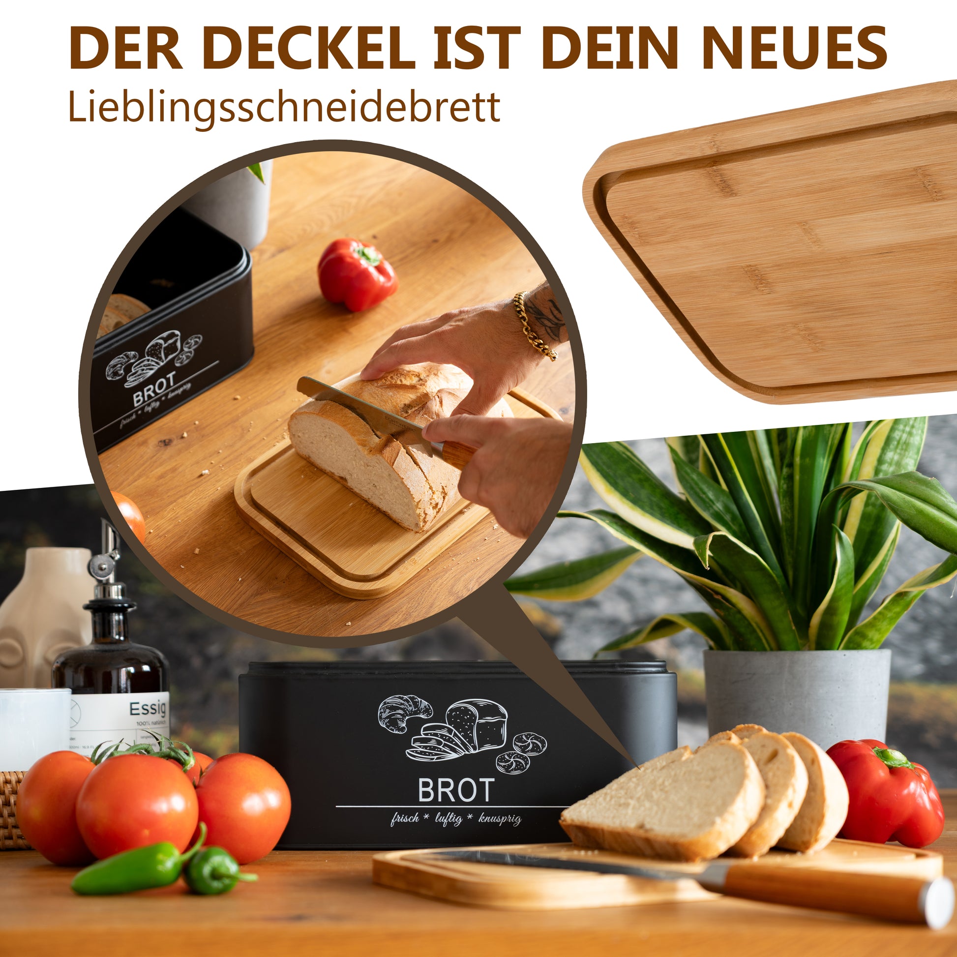 Der Deckel ist dein neues Lieblingsschneidebrett