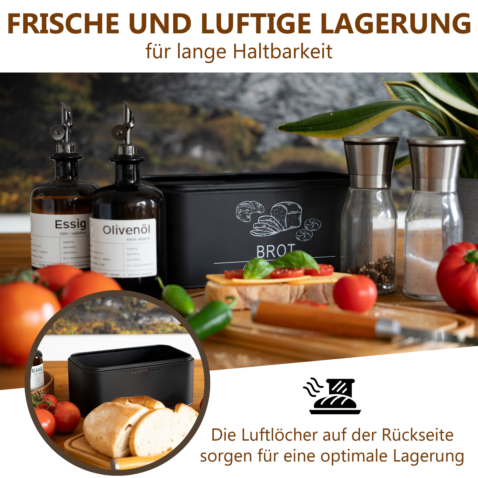 Frische und luftige Lagerung für lange Haltbarkeit