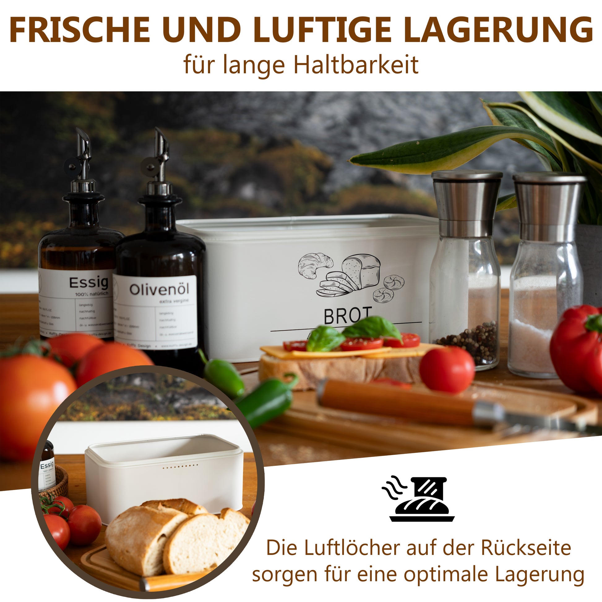 Frische und luftige Lagerung für lange Haltbarkeit