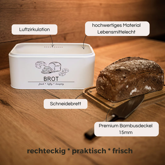 Brotkasten weiß Merkmale